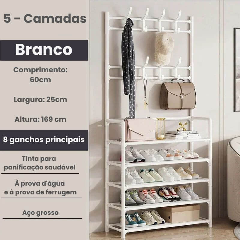 Organizador multifuncional para roupas, sapatos e chapéus