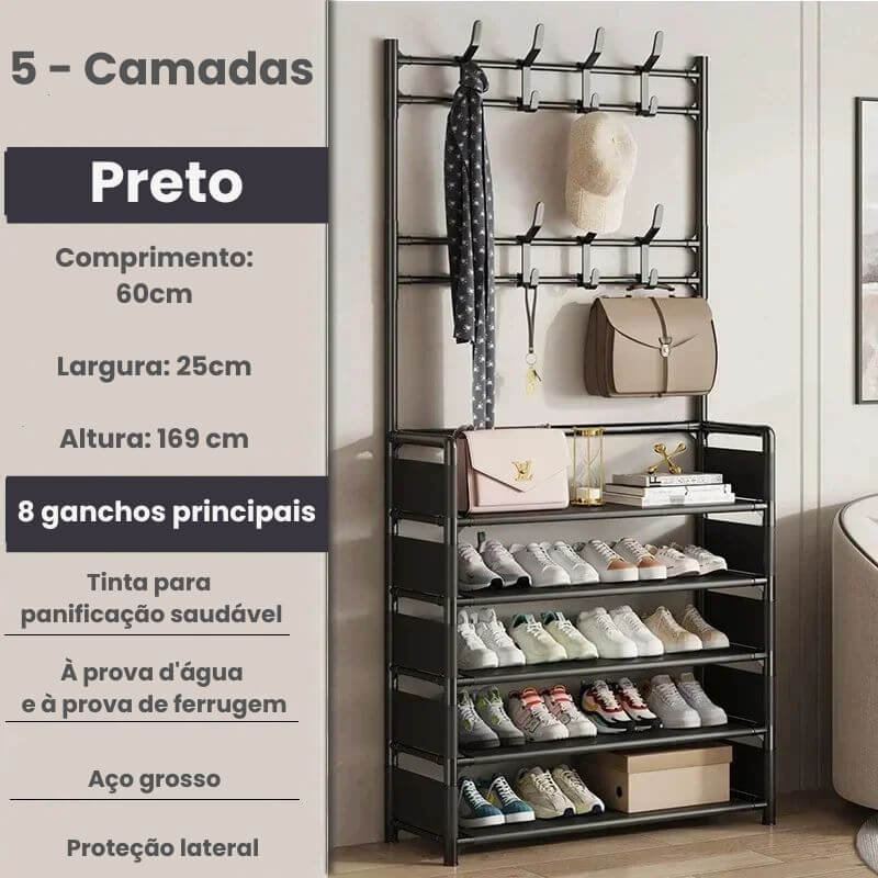 Organizador multifuncional para roupas, sapatos e chapéus