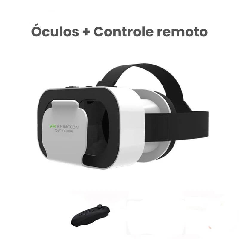 Óculos de realidade virtual 3D para smartphones