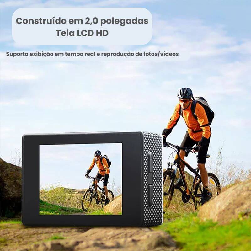 Câmera de ação 4K Ultra HD