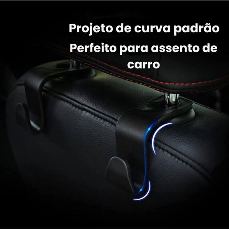 Kit organizador de carro para acessórios de armazenamento interno.