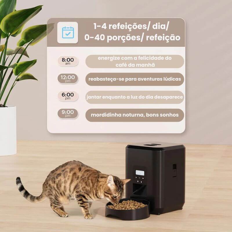 Comedouro automático para pets - Suprime Pet