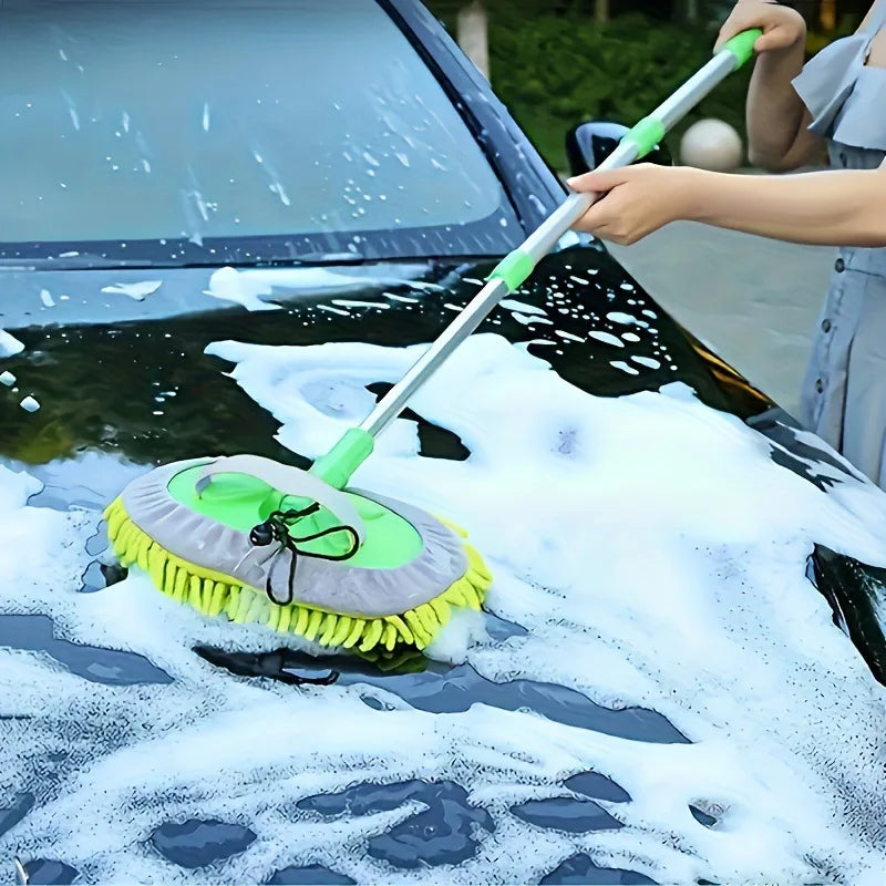 Escova telescópica ajustável para lavagem e detalhamento de carro com super absorção