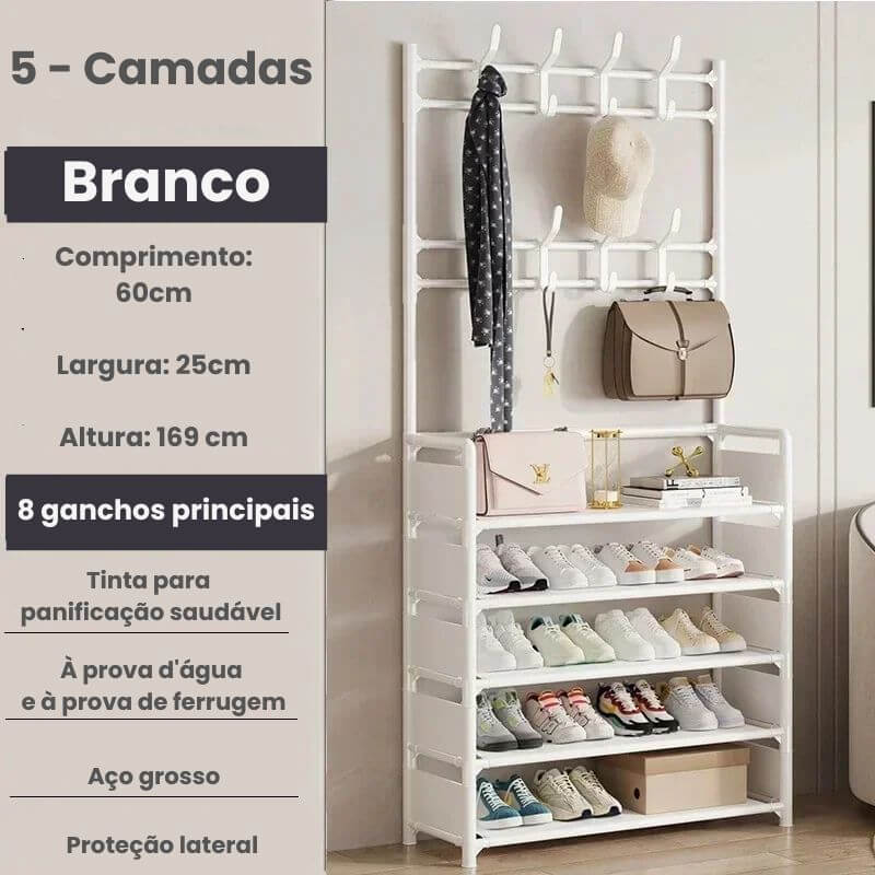 Organizador multifuncional para roupas, sapatos e chapéus